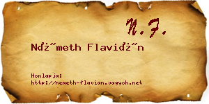 Németh Flavián névjegykártya